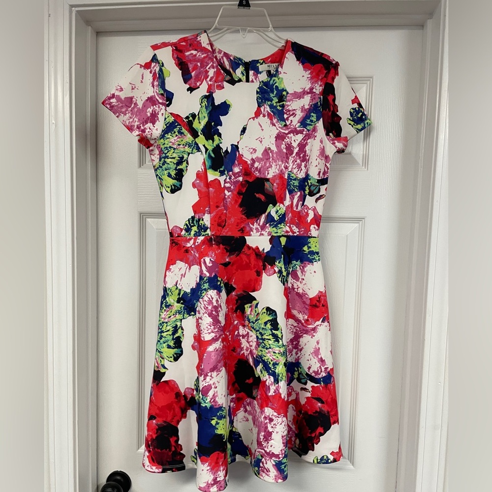 Molly Floral Short Sleeve Dress